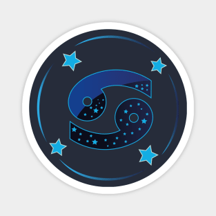 Zodiac Astrology Cancer Magnet